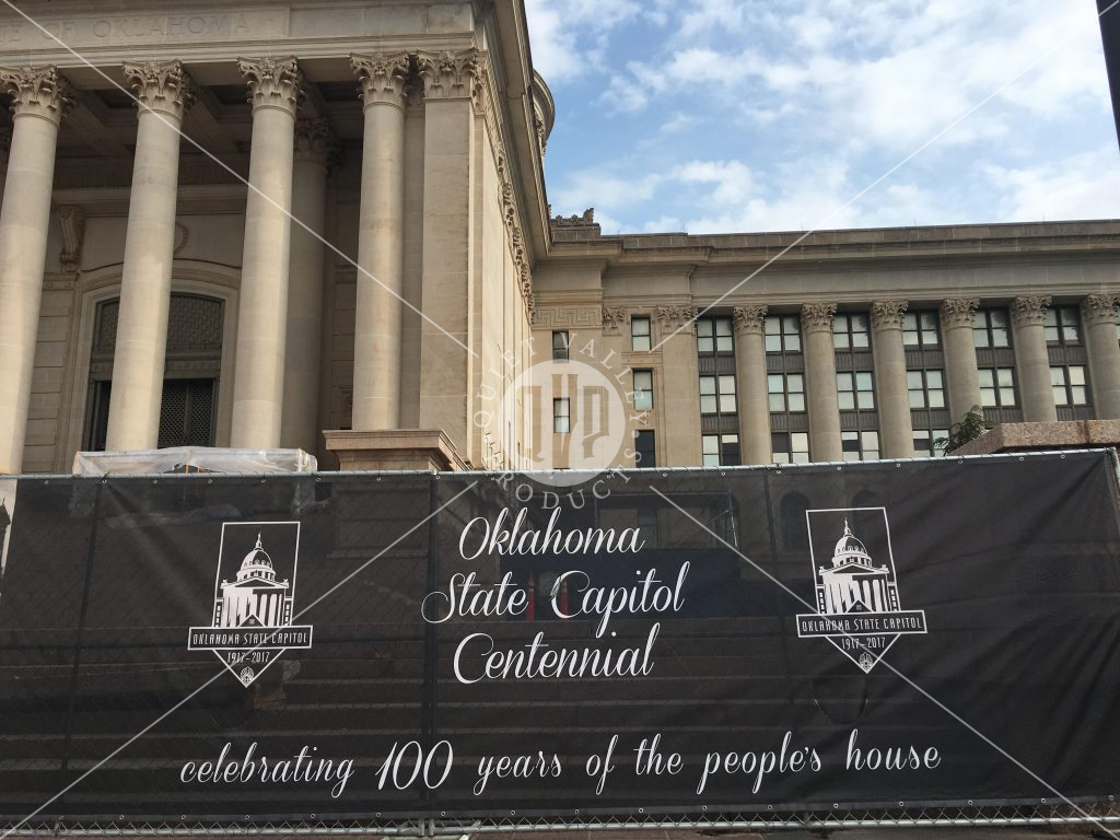 Oklahoma State Capitol Centennial Fence Screen