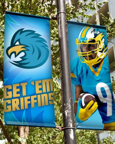 18 oz. Football Field Vinyl Banner